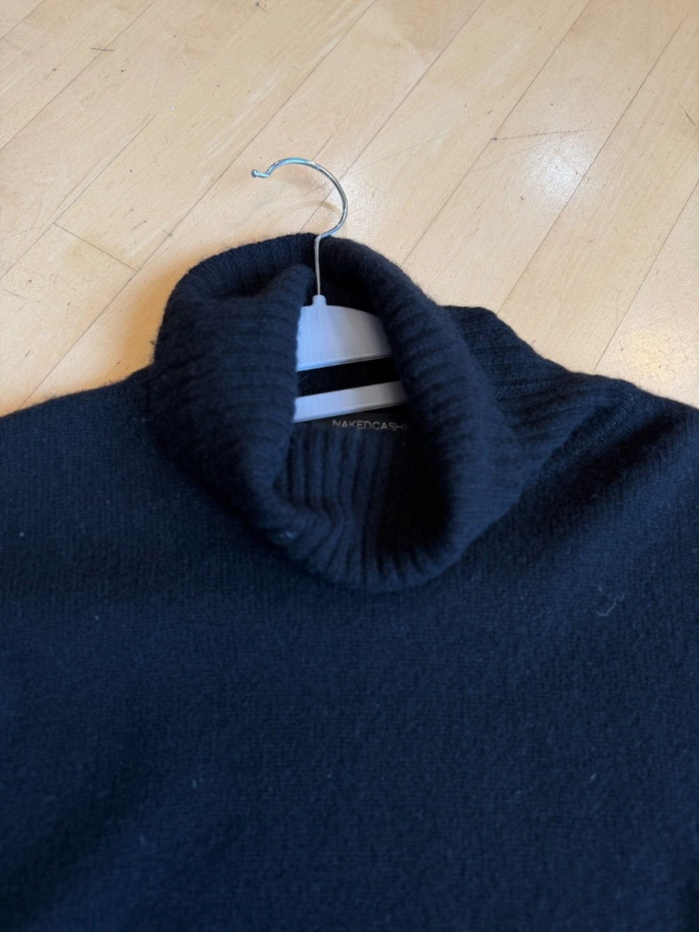 Nakedcashmere Black Joslyn Turtleneck sweater, XL, GP1594 - Picture 7 of 8